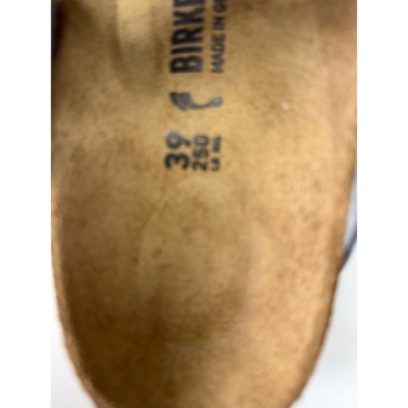 Birkenstock Gizeh Silver Metallic Sandals Womens Narrow Euro 39 US 8 NWB - Picture 2 of 5